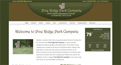 Desktop Screenshot of pineridgeparkcampsite.com
