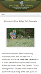 Mobile Screenshot of pineridgeparkcampsite.com
